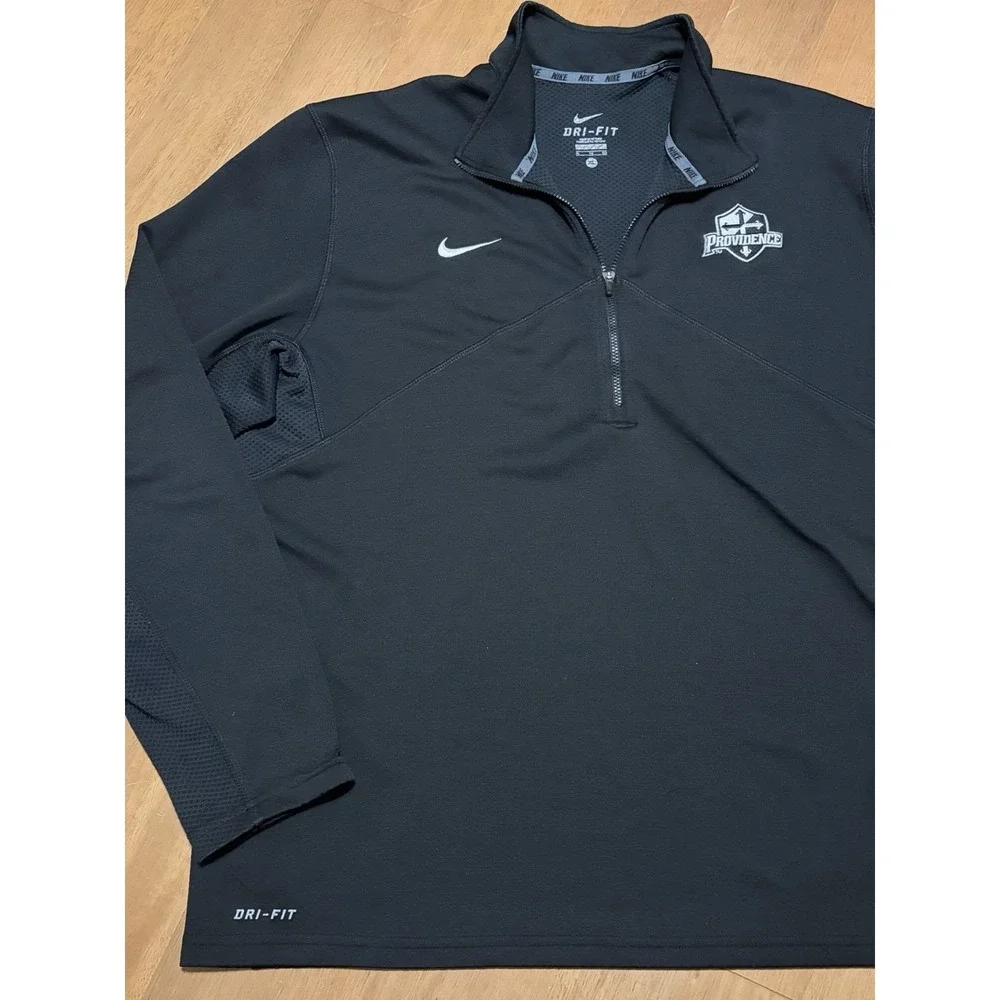 Providence College Friars Nike 1/4 Zip Dri Fit Black XL NCAA Hockey Basketball